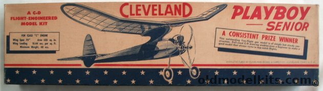 Cleveland Playboy Senior Class C Gas Balsa Flying Model Airplane Kit, GP-5017 plastic model kit